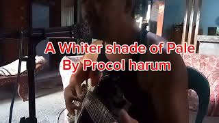 A whiter shade of pale,, by procol harum,, guitar song