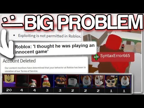 Roblox Exploiters Are A Big Problem Games Are Breaking Youtube - the scariest roblox exploiter of all time