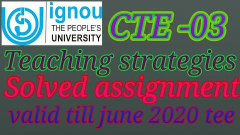 CTE- 03 solved assignment 2020