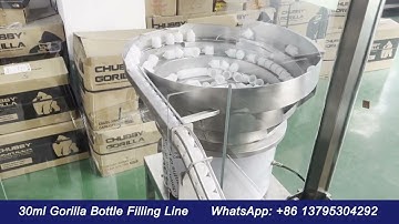 30ml Gorilla Bottle Filling Line丨E cigarette Liquid Filling Packaging Machine