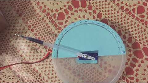 Arduino and servo motor with keypad to input angles