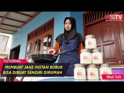 Cara Membuat Jahe Instan Bubuk, Mudah Dibuat Bahan Gampang Didapat