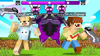 ¡NOS ENFRETAMOS al MEGA WITHER MALDITO!💀👑😲en MINECRAFT con SILVIOGAMER y PANCRACIO