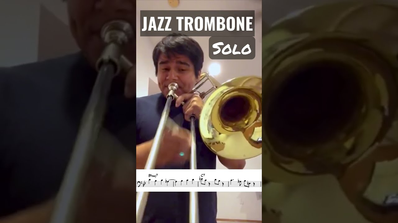 Jazz Trombone SOLO Cherokee (vocabulary practice) shorts YouTube