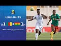 HIGHLIGHTS | Total AFCONU20​ 2021 | Quarter Final 1: Cameroon 1 (2) - (4) 1 Ghana
