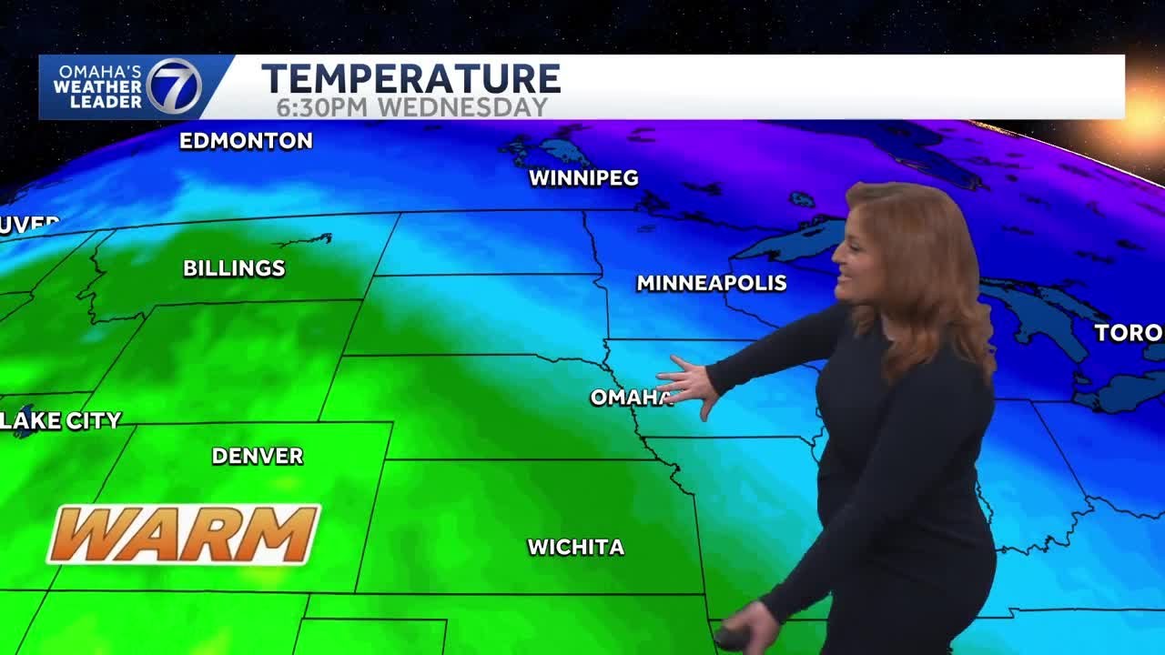 Cold Monday for Omaha area - YouTube
