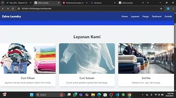 Tutorial Membuat Landing Page Sederhana dengan Tema Laundry Menggunakan Tailwind