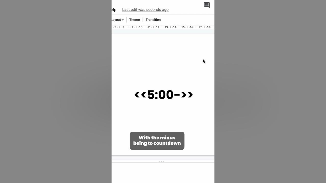 How to insert timers in Google Slides YouTube