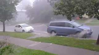 Flash flooding on Buffalo Street, Ithaca NY (2)