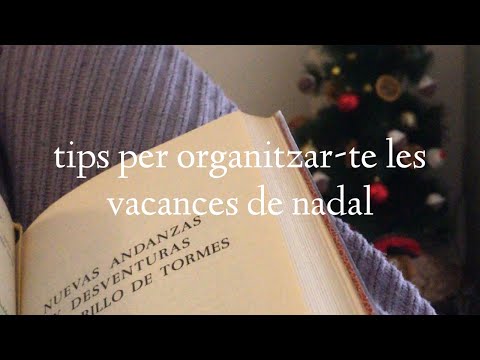 Vídeo: Com Organitzar Vacances A L'organització