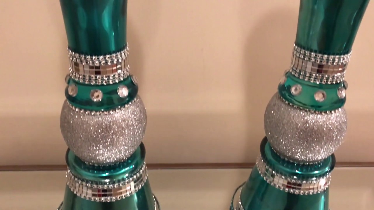 DIY VALENTINES DAY GLAM VASES AND SAVE MONEY ON DATE NIGHT FEATURING POSHMARK - YouTube