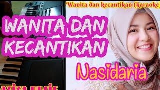 Karaoke qasidah WANITA DAN KECANTIKAN nasida ria Korg Pa700 || aziza music