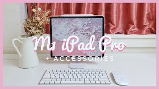  M1 iPad Pro 2021 12.9” 256GB + accessories | ASMR | chill unboxing | lady ashiree