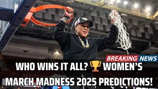2025 Women’s NCAA Tournament: Bracket Predictions & Title Contenders! 🏆 । USA TODAY NEWS