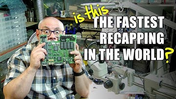 Can I recap this Macintosh LC faster than anyone else in the world?