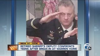 Retired sheriff's deputy confronts teens after break-in at Warren home