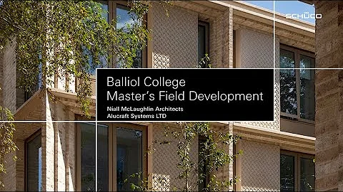 Schüco doors and windows for Balliol College Master's Field | Schüco Case Study