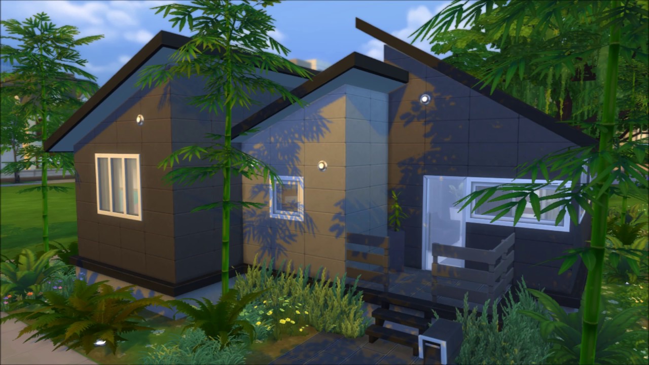 Modern 2 Bedroom Home Speed Build - Sims 4 - YouTube