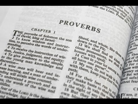 The Complete Book of Proverbs Read Along - YouTube