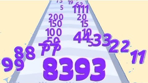 8 Minutes Satisfying Math gameplay - Merge Number Master Vs Merge Number Run