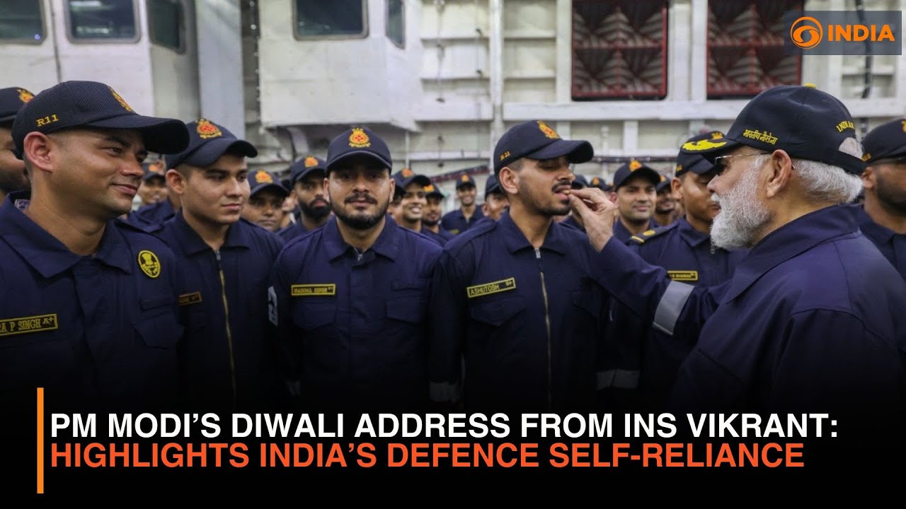 PM Modi’s Diwali Address from INS Vikrant:  Highlights India’s Defence Self-Reliance