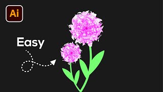 How To Create Beautiful Floral Vector in Illustrator Using Blend Tool | Adobe Illustrator tutorial