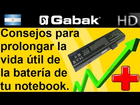 Como prolongar la vida útil de la batería de tu notebook.