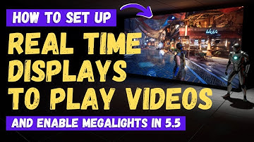 How To Play Videos In Your Game (and Enable Megalights) - Unreal Engine 5 Tutorial