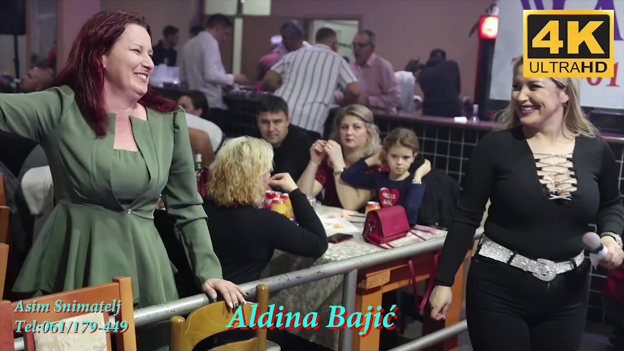 Aldina Bajić sa bendom Zabava Video 4K Muzika (1) dio novo Uživo Laha Prom Kalesija Asim Snimatelj