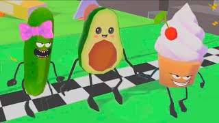 THE FRUITS OBSTACLES RACES Gameplay Walkthrough FALL GUYS RUN 3D Android Game screenshot 4