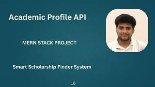 Academic Profile API