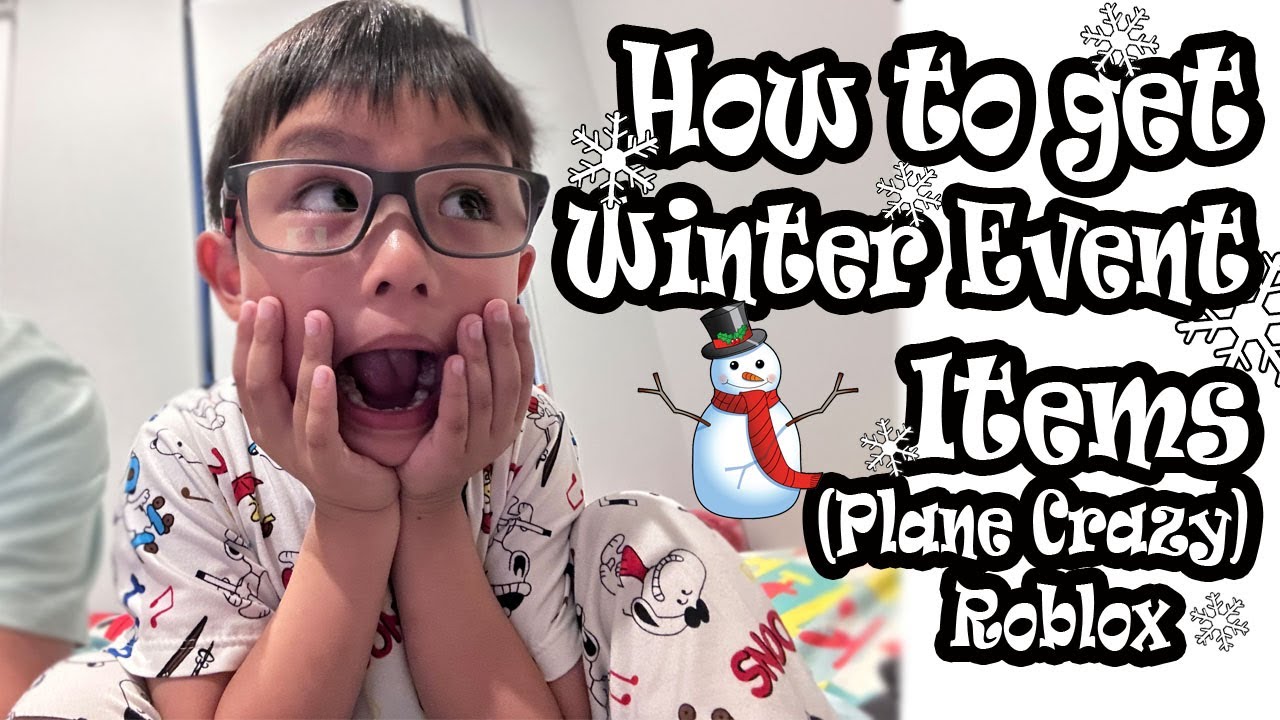 How to get winter event items in Plane Crazy(Tutorial) YouTube