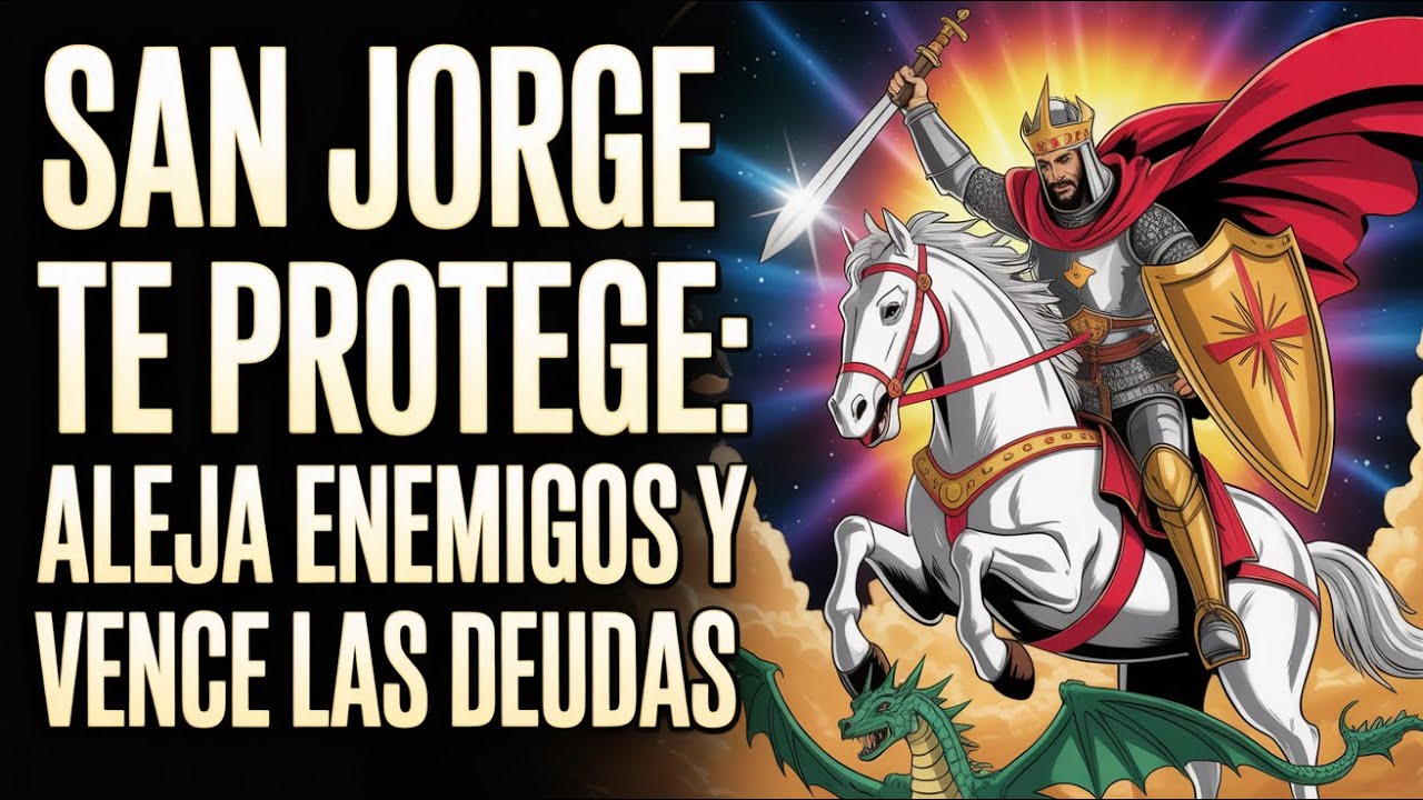 🛡️ Oración SAGRADA de SAN JORGE: ¡TRANSFORMADORA, para EXPULSAR enemigos, deudas y enfermedades e..