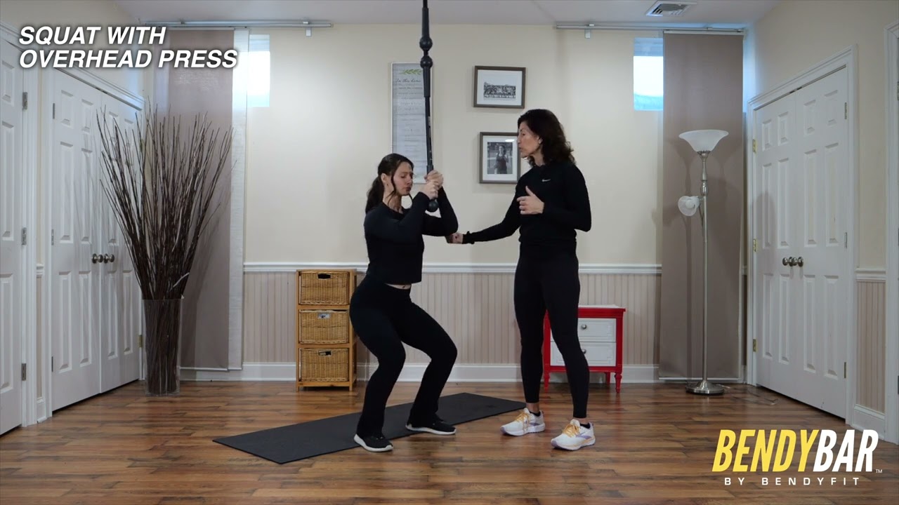 Ep. 10, Squat with Overhead Press (Full-Body Builder), video thumbnail
