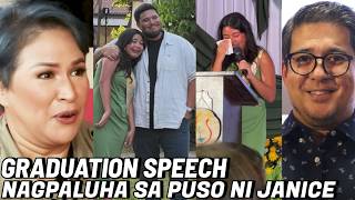 Janice De Belen & Aga Muhlach Pina - Iyak Ng Apo Sa Isang Madamdaming Graduation Speech Ni Adi Muhlach