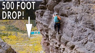 She PANICKED on the Telluride Via Ferrata  Watch before YOU try it!