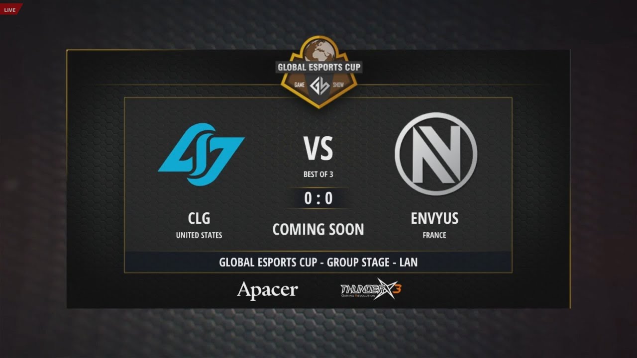 CLG vs. EnVyUs [Map 3 BO3] Game Show Global eSports Cup 2016 Finals
