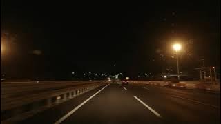 ASMR Highway Driving di Malam Hari (Tanpa Bicara, Tanpa Musik) - Busan ke Seoul, Korea