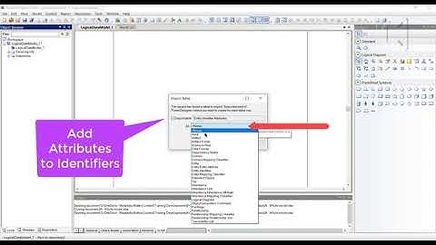 Importing and drawing a complete PowerDesigner LDM from Excel
