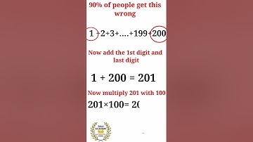 Adding consecutive numbers math trick || Algebra math hacks #shorts #mathshorts