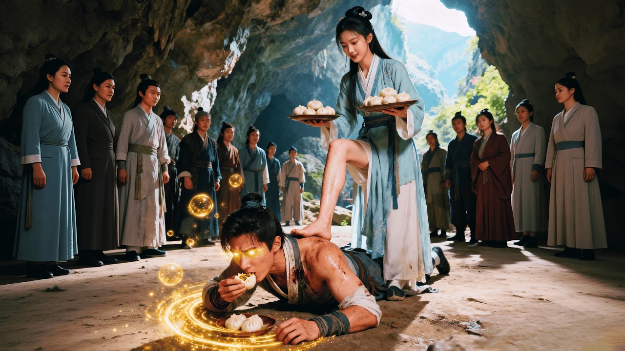 窮小子竟被小師妹一個肉包子毒死，但沒想到他竟是覺醒了上古神力的純血聖子，一滴精血引得無數女修爲之瘋狂！#短劇 #爽劇 #穿越 #重生