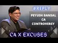Reply to peyush bansal on ca controversy  ca motivational shark tank india  aman gupta