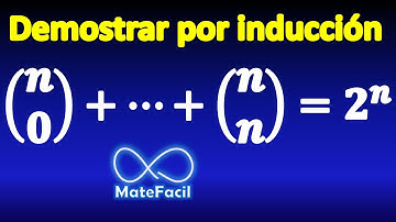 10. Demostración por inducción: Suma de coeficientes binomiales