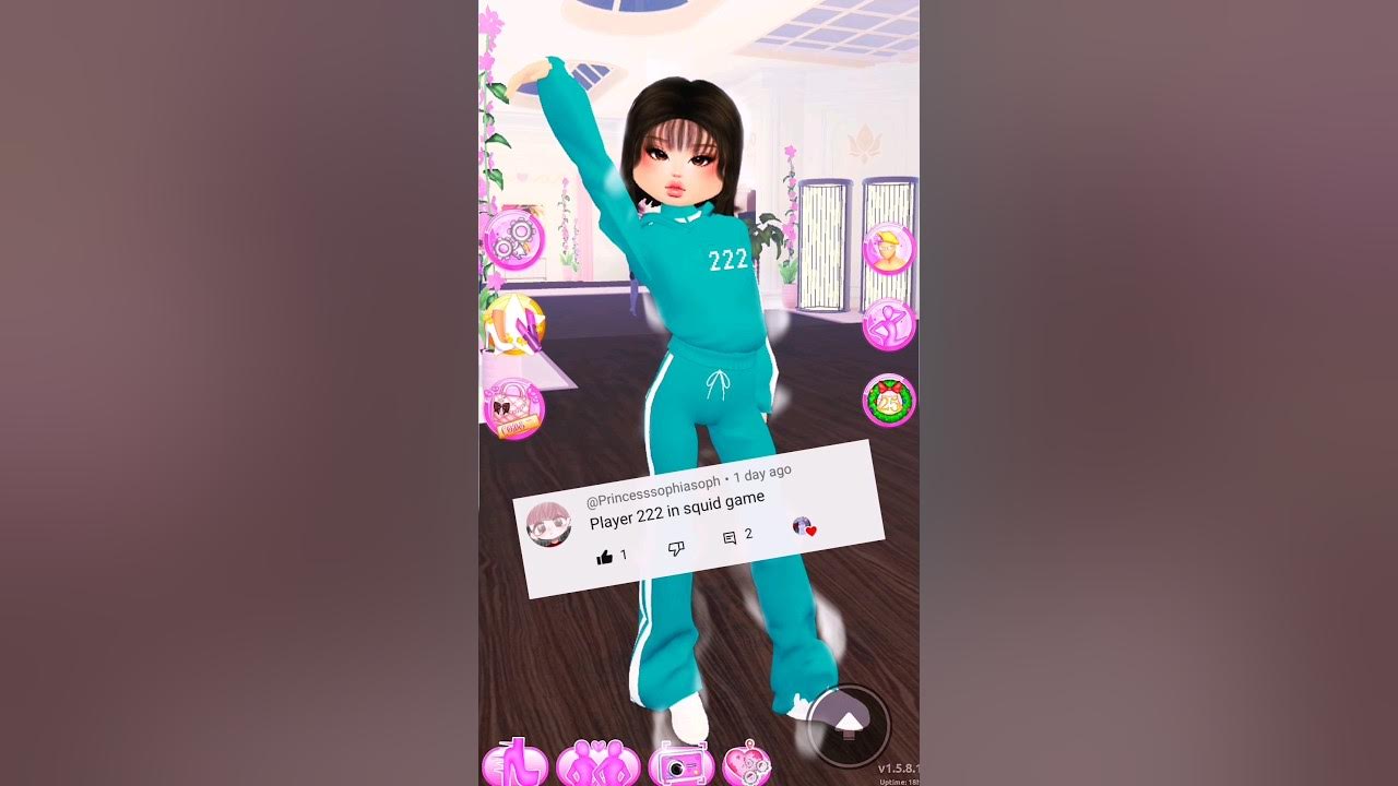 Player 222 Squid Game in DTI #roblox #dresstoimpress #dti #costumeideas