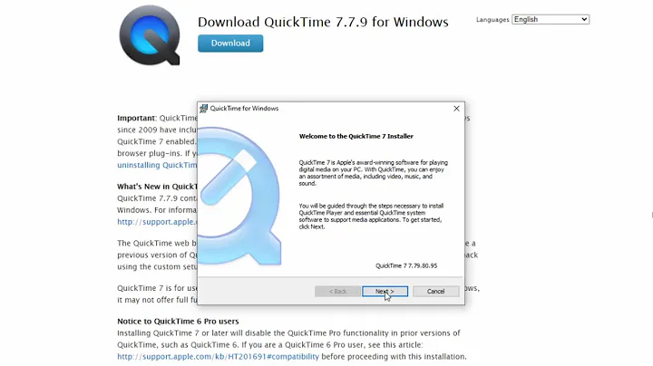 How to Download and Install QuickTime on Windows 10