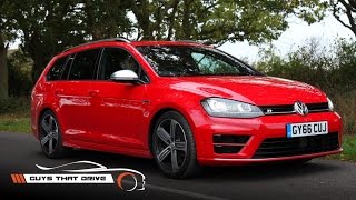 2017 VW Golf R Estate first drive, walk around, exhaust sound | GTD Carmmunity
