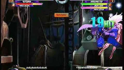 MvC2 Online (360): JoeySaintzCrack (MSP) vs Josh 360 (Mag/IM/Psy) 28 .:4.2.10:.