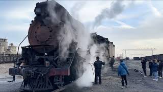 2024年1月15日、三道嶺SL蒸気機関車時代の最後の日、最後の1台SL蒸気機関車（建設8089 ）引退、火を落とす全過程の録画