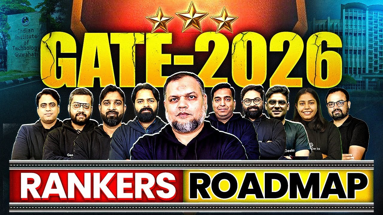 GATE 2026 Ranker Roadmap | GATE 2026 Preparation | How To Crack GATE ...