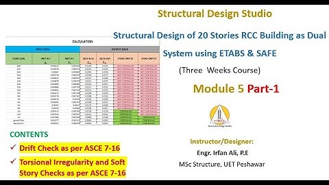 Module 5 Part-1: Drift check and its mitigation as per ASCE 7-16